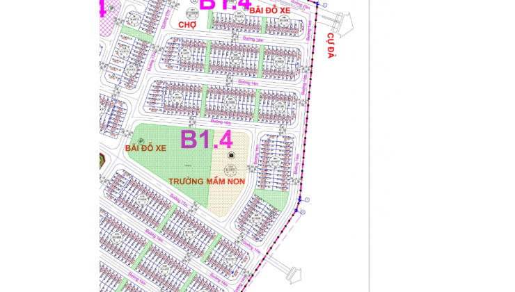 Bán Liền Kề B1.4 Góc vườn hoa Kđt Thanh Hà, Hà Đông